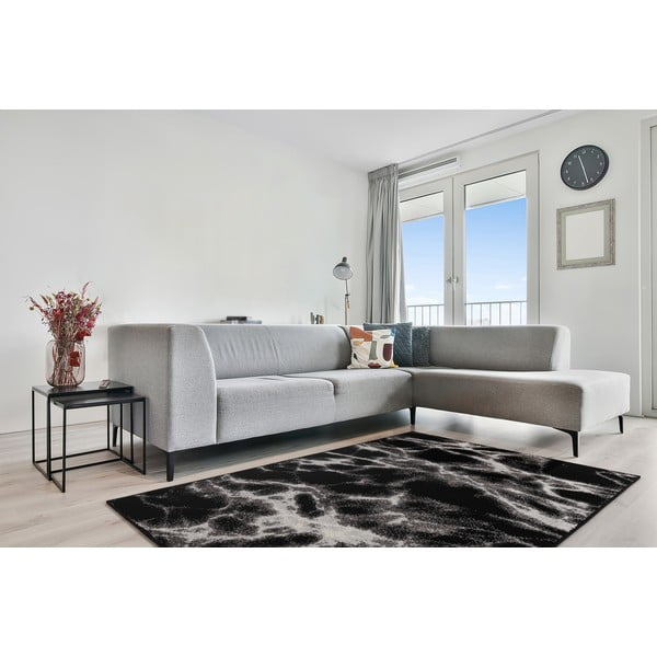 Covor negru-alb 200x280 cm Avanti – FD-image-1