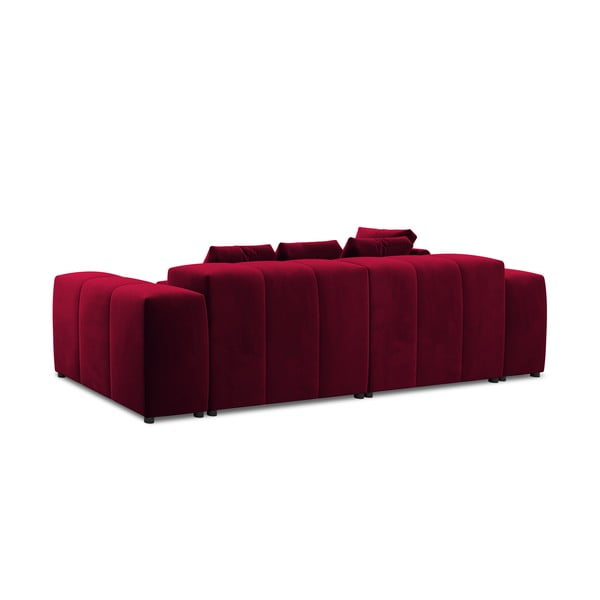 Colțar roșu cu tapițerie din catifea (variabil) Rome Velvet - Cosmopolitan Design-image-4