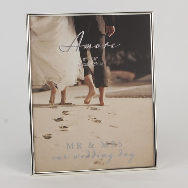 Ramă pentru fotografii Amore Mr. and Mrs. Wedding, pentru fotografii 10 x 10 cm