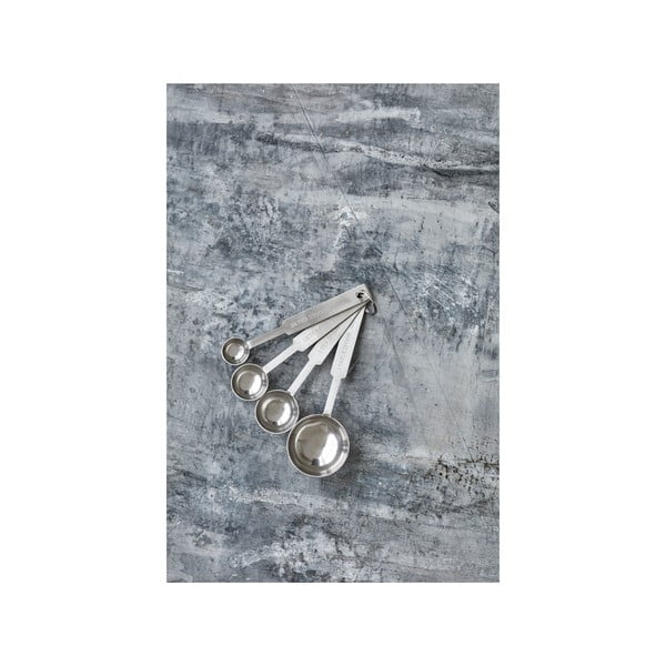 Ustensile de măsurat în bucătărie 4 buc. din oțel – Blomsterbergs-image-4