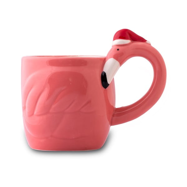 Cană din ceramică în formă de flamingo Tri-Coastal Design Very Merry, 300 ml