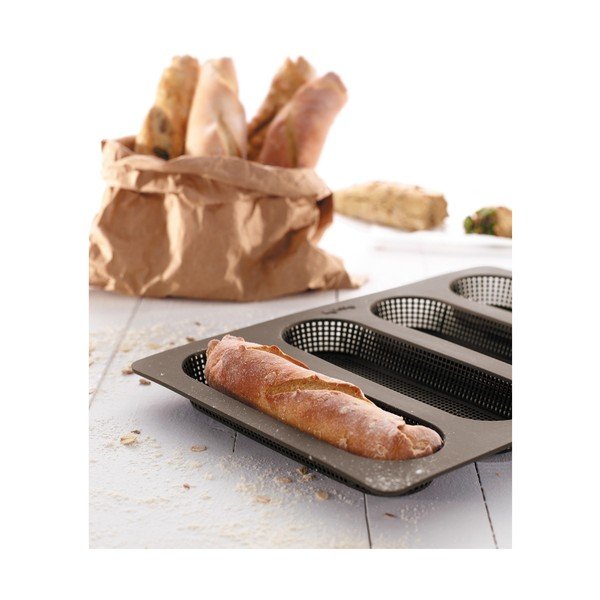 Tavă pentru baghete din silicon 29x20 cm – Lékué-image-1