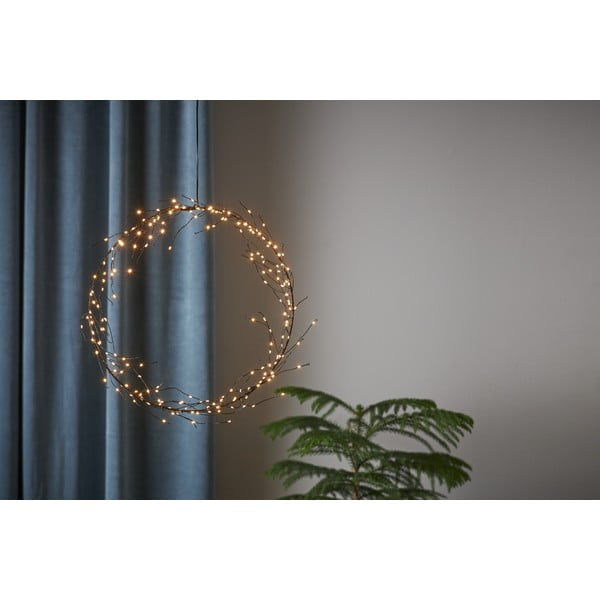 Decorațiune luminoasă neagră ø 35 cm  de  Crăciun Nike – Star Trading-image-1