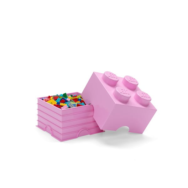 Cutie depozitare LEGO®, roz deschis-image-2