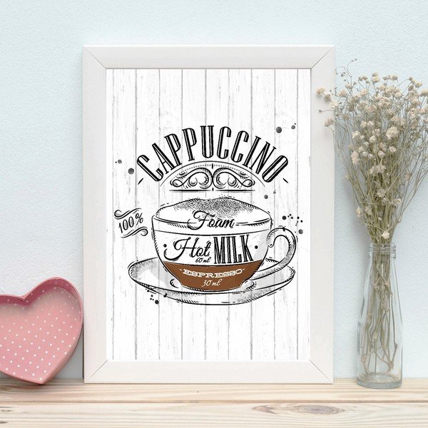 Tablou 24x29 cm Cappuccino – Wallity-image-1