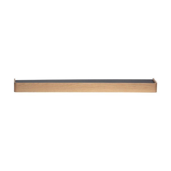 Cuier de perete în culoare naturală deschisă cu raft cu aspect de lemn de stejar Protopia – DAN-FORM Denmark-image-2