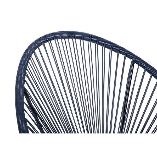 Fotoliu de grădină din ratan artificial Bonami Selection Avocado, albastru-image-4