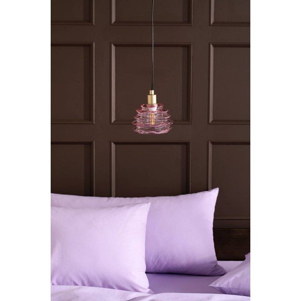 Lustră roz din sticlă ø 15 cm Fall – Jotex-image-2