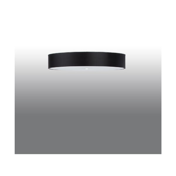 Plafonieră neagră cu abajur din sticlă ø 80 cm Herra - Sollux-image-2