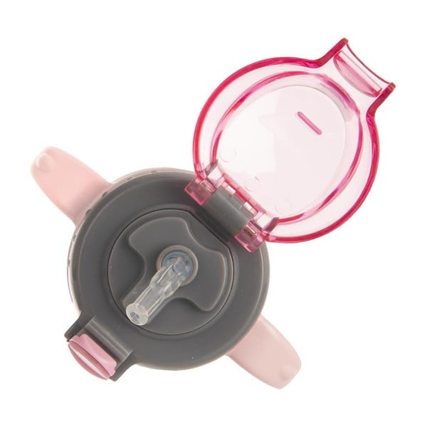 Sticlă pentru copii roz-deschis din oțel inoxidabil 330 ml – Orion-image-3