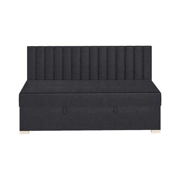 Pat pentru copii  albastru închis cu spațiu de depozitare cu saltea 90x200 cm Chill – Ghado