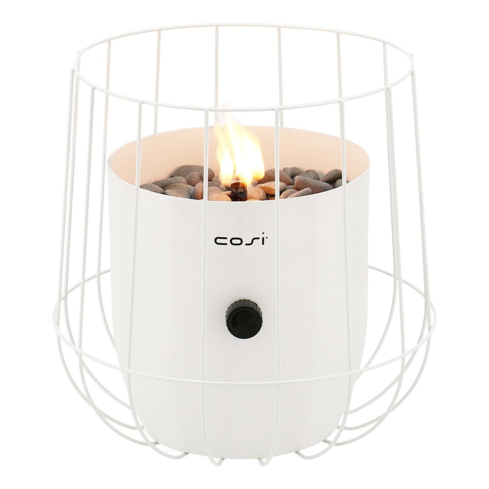 Lampă cu gaz Cosi Basket, înălțime 31 cm, alb