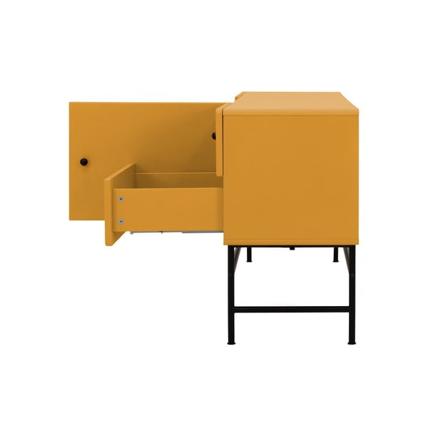 Comodă joasă galbenă 68,5x68,5 cm Cocktail - Tenzo-image-4