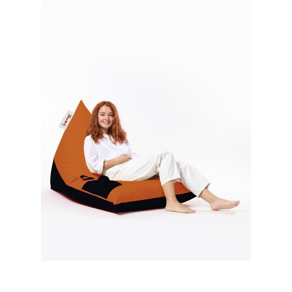 Fotoliu bean bag portocaliu Pyramid – Floriane Garden-image-3