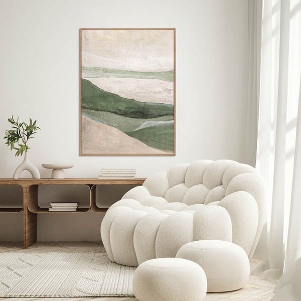 Tablou pictat manual 90x120 cm Green Field    – Malerifabrikken-image-1