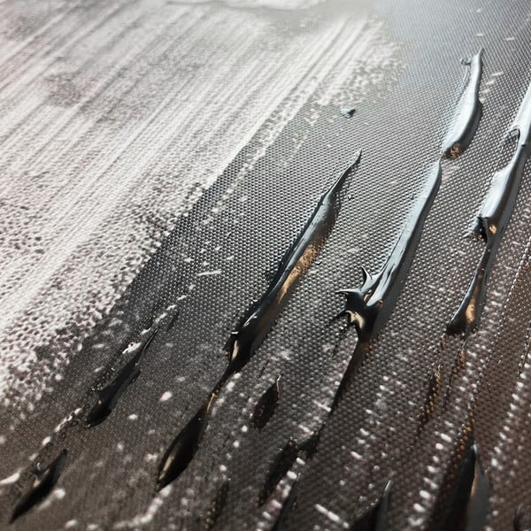 Tablou cu detalii pictate manual 70x100 cm Touch – Styler-image-1