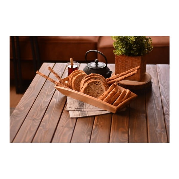 Cutie din bambus pentru pâine Bambum Seppe, lungime 38 cm-image-1