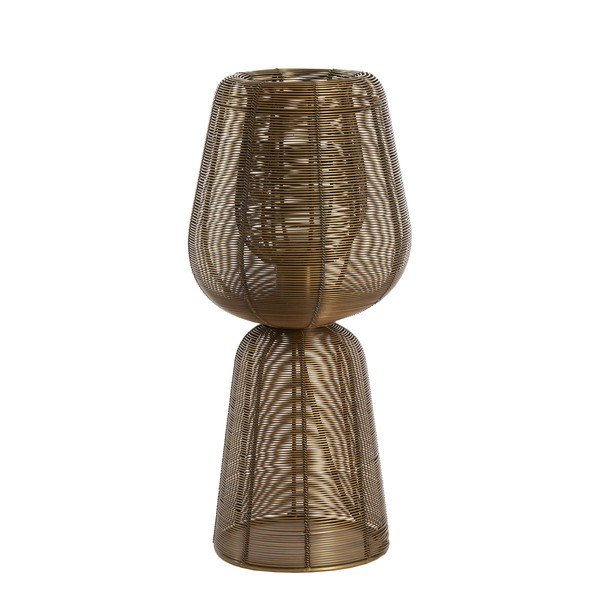 Veioză bronz din metal (înălțime 42 cm) Aboso – Light & Living