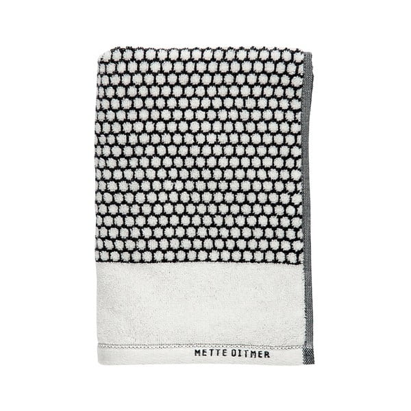 Prosoape negre-albe 2 buc. din bumbac 40x60 cm Grid – Mette Ditmer Denmark