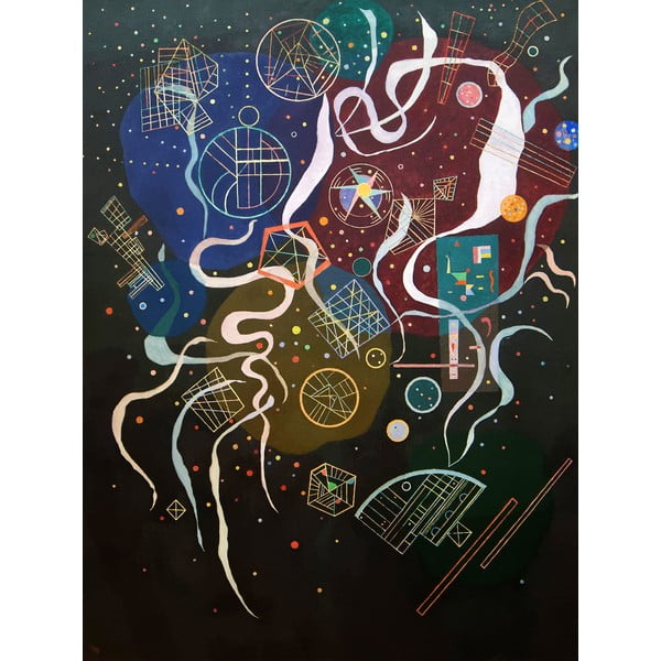 Tablou - reproducere 30x40 cm Mouvement I, Wassily Kandinsky – Fedkolor