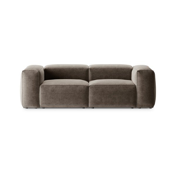 Canapea maro 224 cm Bergamo – Cosmopolitan Design