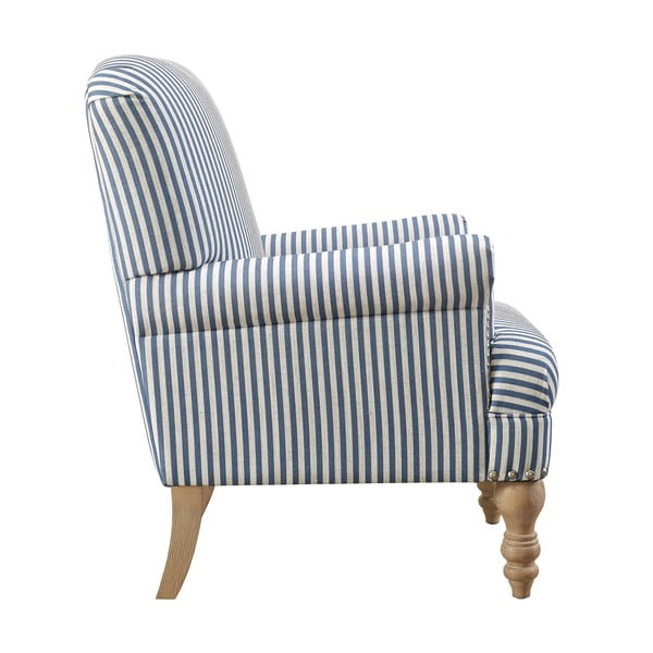 Fotoliu albastru cu tapițerie din in Jaya – Støraa-image-3