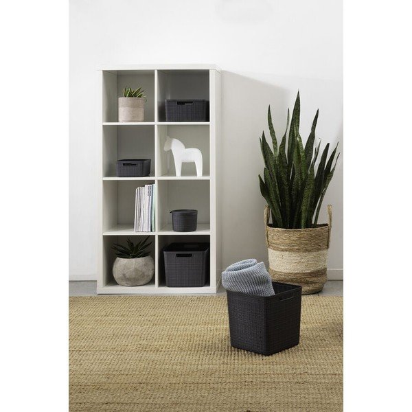 Coș de depozitare Curver Jute, 5 l, albastru-image-2