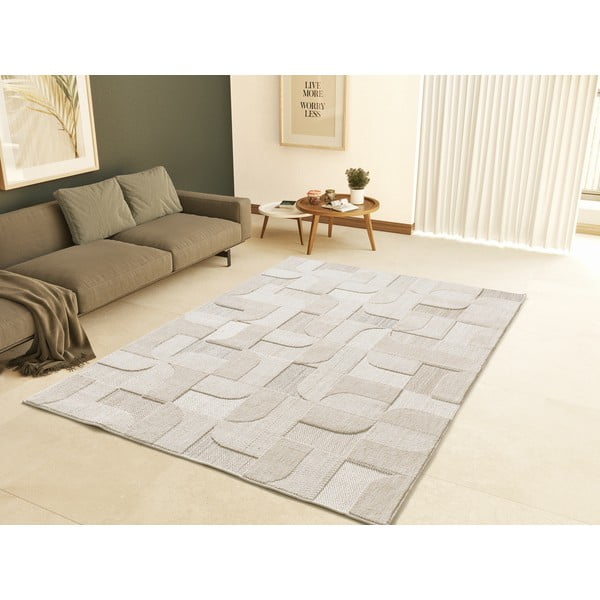 Covor bej 134x200 cm Element – Universal-image-1