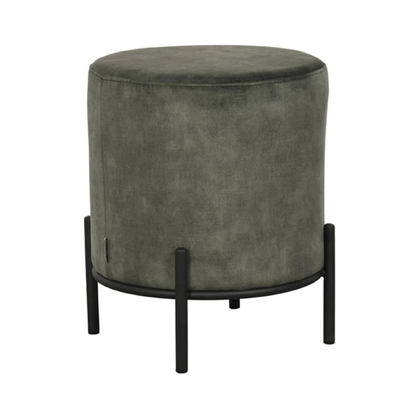 Taburet kaki cu tapițerie din catifea Troy – LABEL51-image-1