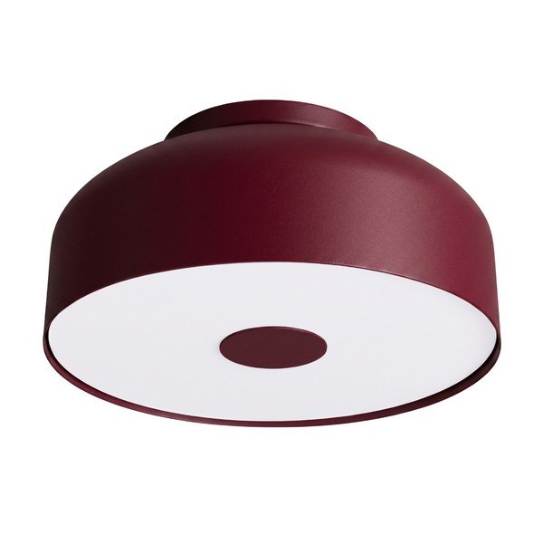 Plafonieră burgundy din oțel ø 30 cm Omiq – Sollux
