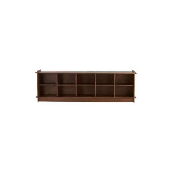 Bibliotecă în culoare naturală închisă din lemn de pin 193x60x40 cm Apelvik – Jotex-image-2