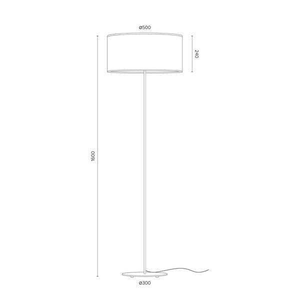Lampadar Sotto Luce MIKA Xl 1F, negru-image-3