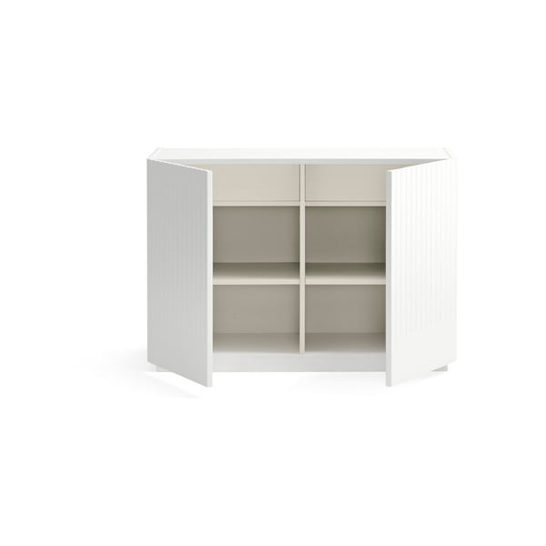 Comodă albă joasă 100x70 cm Doric – Teulat-image-4