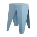 Scaun albastru din plastic Cherish – Leitmotiv