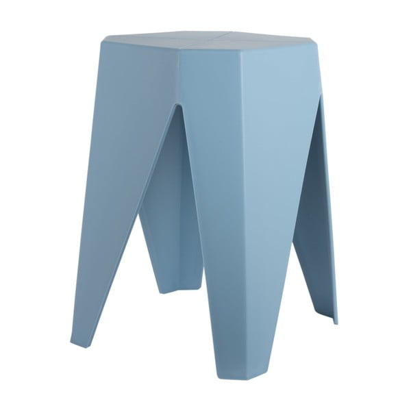 Scaun albastru din plastic Cherish – Leitmotiv