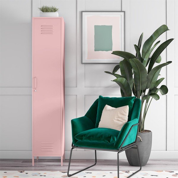 Dulap metalic roz 38x185 cm Cache - Novogratz-image-1