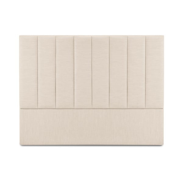 Tăblie de pat bej tapițată 180x120 cm LA - Cosmopolitan Design
