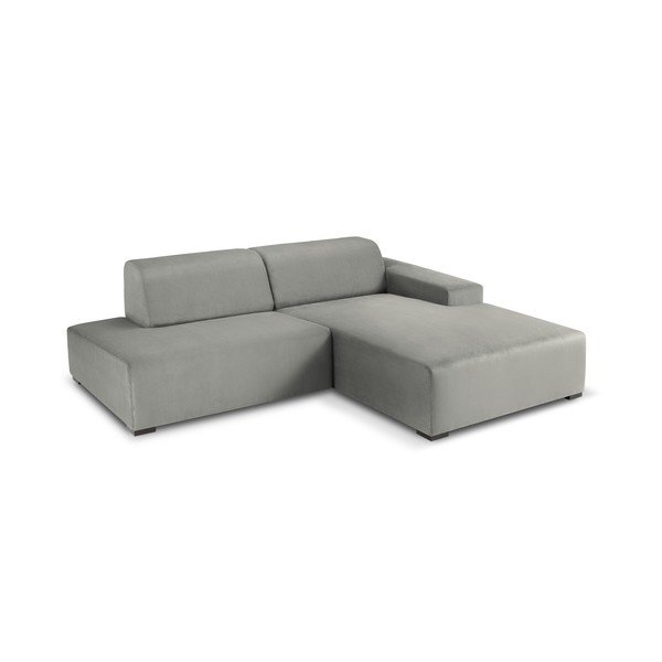 Colțar din reiat cu extensie pe partea dreaptă Cosmopolitan Design Hobart, gri deschis-image-3