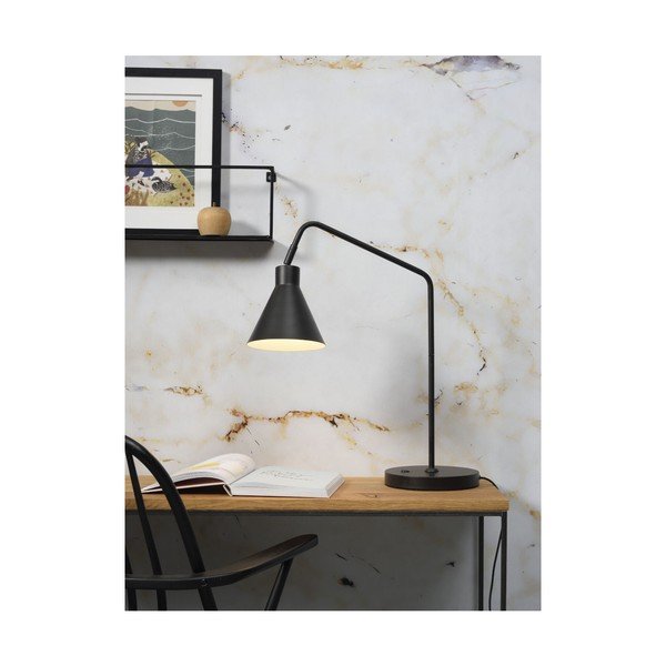 Veioză neagră cu abajur din metal (înălțime 55 cm) Lyon – it's about RoMi-image-3