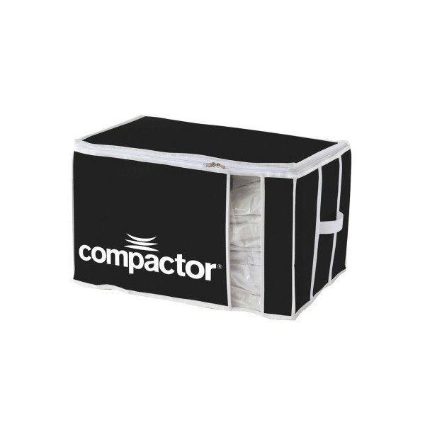 Cutie depozitare din material textil Compactor Brand XXL Grande, negru
