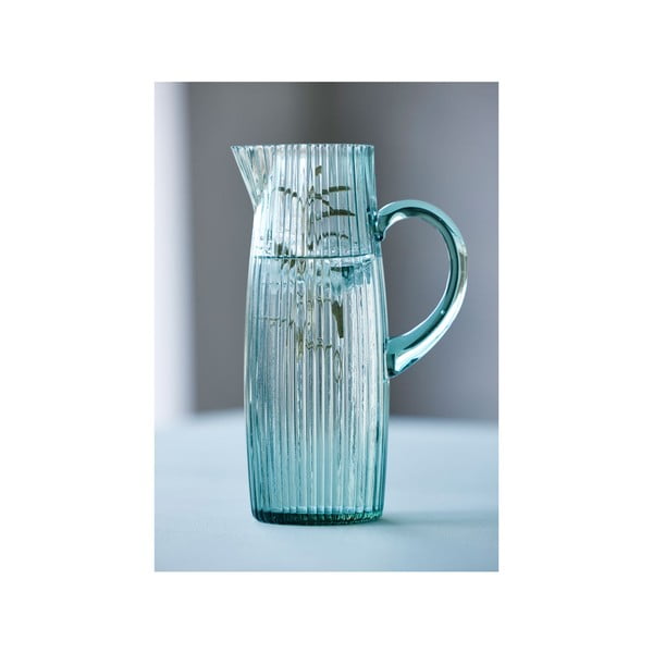 Carafă din sticlă Bitz Kusintha, 1,2 l, verde-image-1
