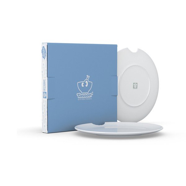 Set 2 farfurii din porțelan 58products, ø 28 cm, alb-image-2