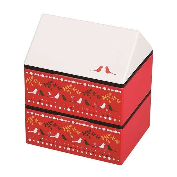 Cutie pentru gustare Joli Bento Metsa Red, 725 ml