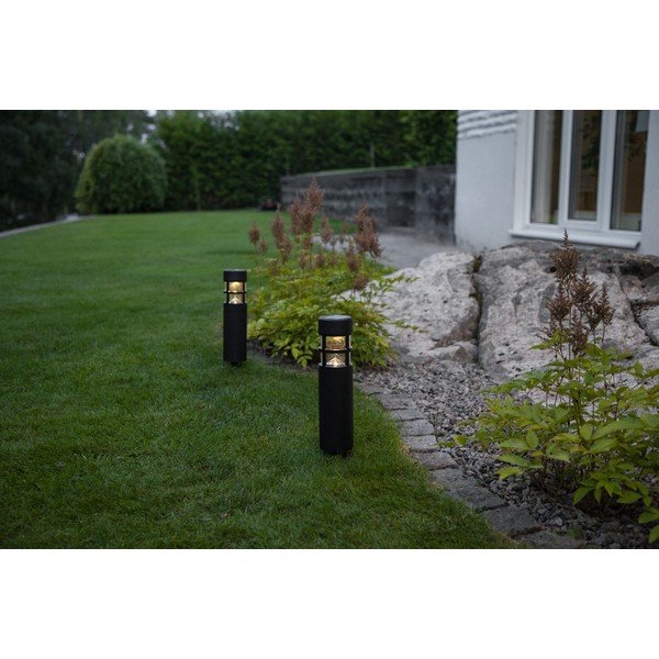 Set de 2 lumini solare cu LED-uri pentru exterior Star Trading Rundi, înălțime 28 cm-image-2