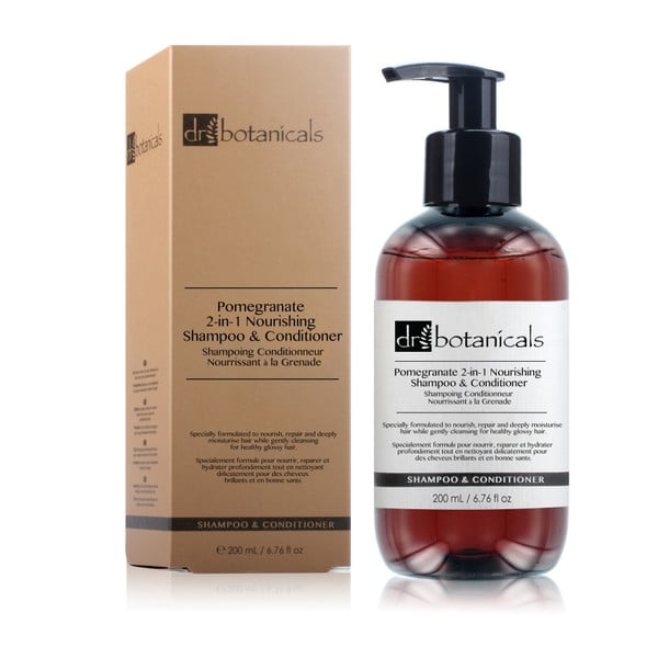 Șampon și balsam păr Dr. Botanicals Pomegranate 2-in-1 Nourishing