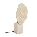Veioză bej din metal cu abajur din metal (înălțime 46 cm) Neev – Bizzotto