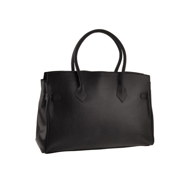 Poșetă din piele Florence Bags Gallina, negru-image-3