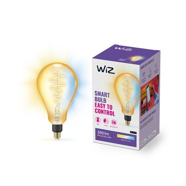 Bec smart cu filament E27, 6 W – WiZ-image-2