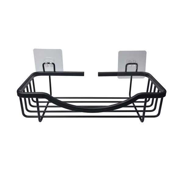 Raft pentru baie negru mat autoadeziv din aluminiu Filaire Aluminium – douceur d'intérieur