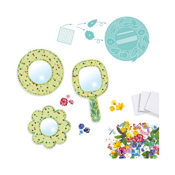 Set DIY 3 oglinzi decorative Djeco Fairy-image-1